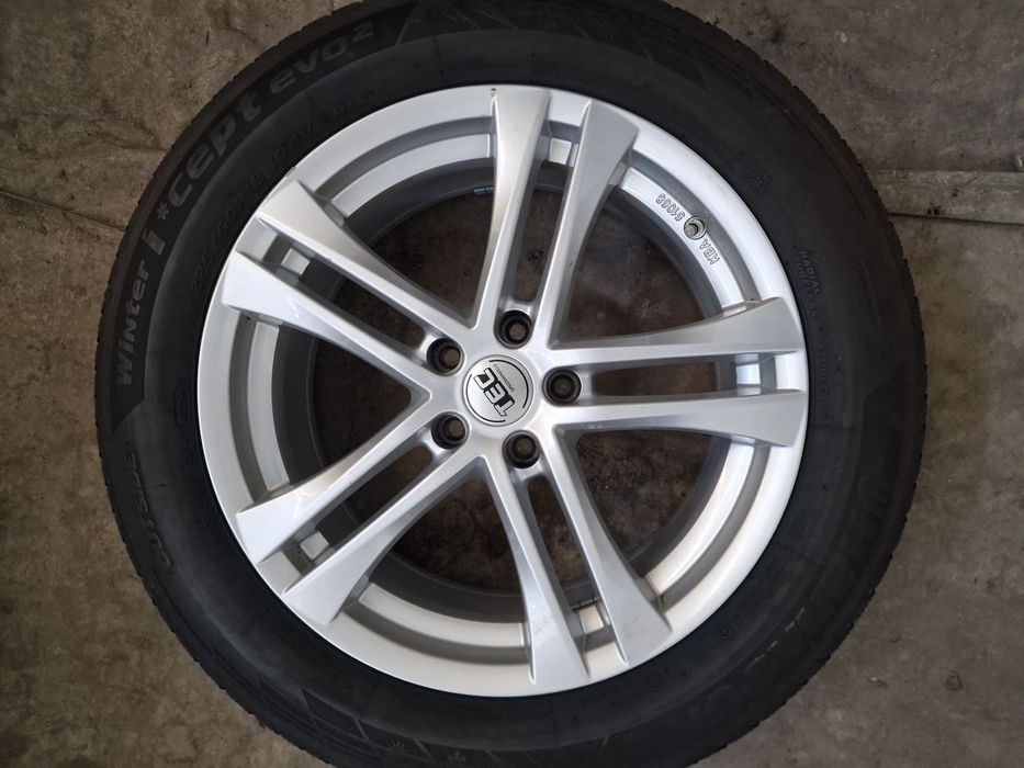 5x112 18 цола джанти TEC със зимни гуми 225/60R18 VW/AUDI/Mercedes/BMW