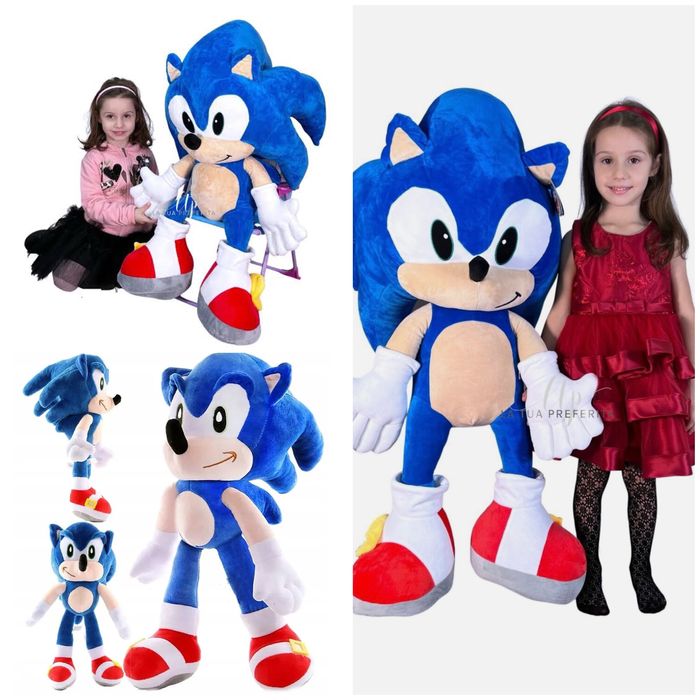 Голяма плюшена играчка Соник/Sonic, 25-120см Плюшен Соник
