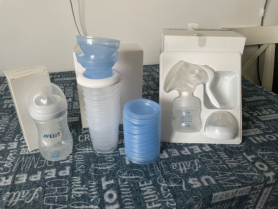 Pompă manuală de sân cu pernă de masaj Philips Avent