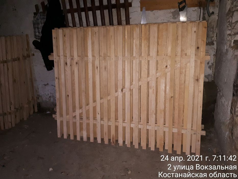 Штакетник, запись на весну  установка ,