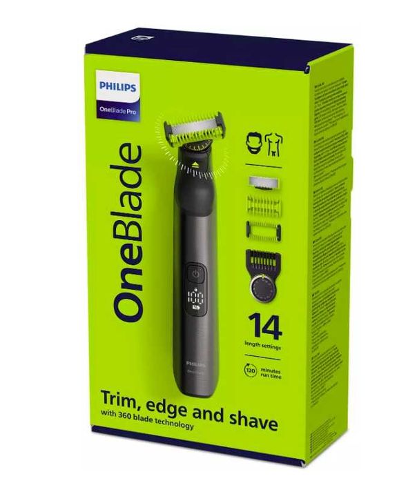 Тример Philips OneBlade Pro QP6551, за брада и тяло