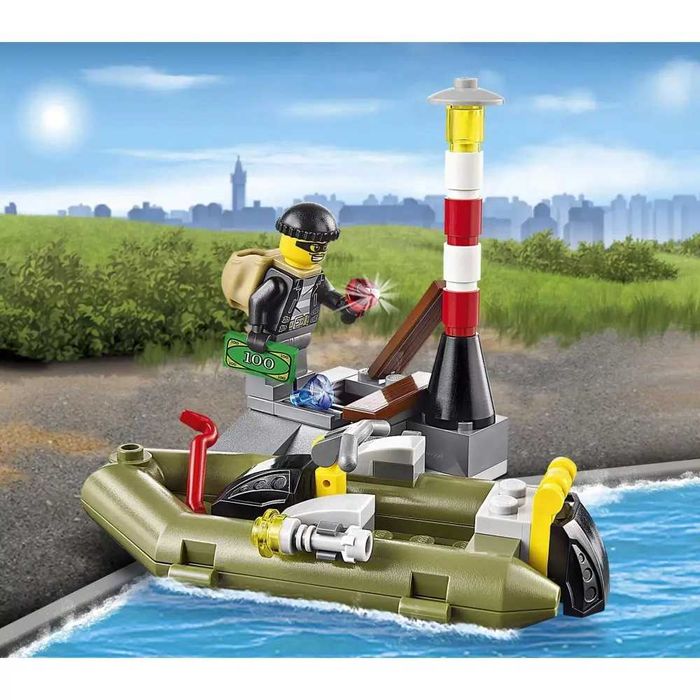 Конструктор  Сити "Полицейский патруль" 409 деталей