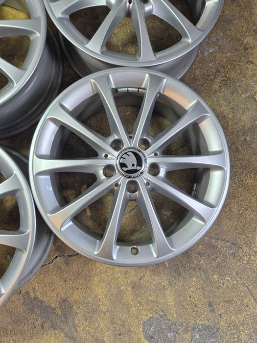 4 Jante Aliaj 5x112 17'' Skoda Octavia Superb Karoq Yeti CA NOI