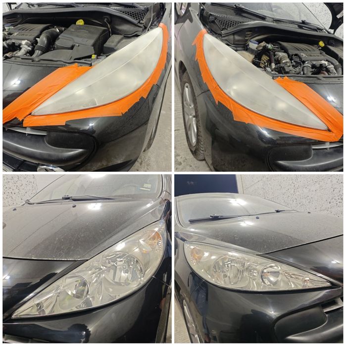 Полиране на фарове,стопове, автомобили.