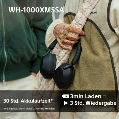 Нови Bluetooth Безжични Слушалки с Микрофон Sony - WH-1000XM5SA, ANC