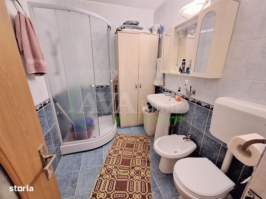 Apartament 2 camere+balcon de 8.5 mp, Mobilat, zona Nord