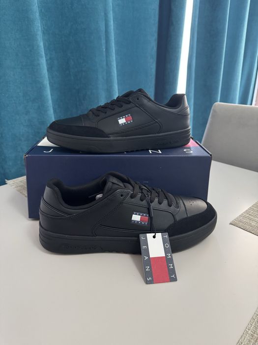 Adidasi Tommy Hilfiger Jeans piele