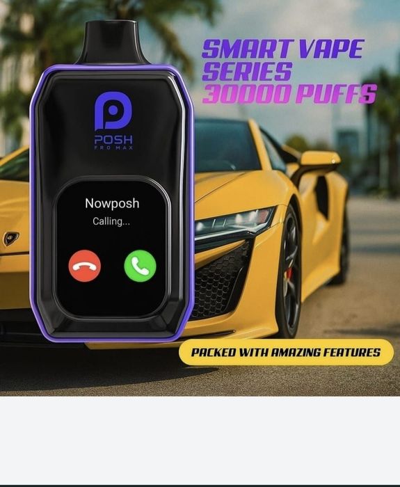 Vape 30.000 Puffs Telefon Bluetooth Touch Screen Meteo Jocuri