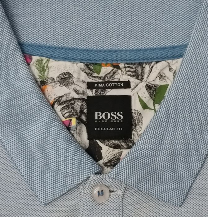 Hugo Boss Polo Shirt оригинална тениска XL Бос памучна поло фланелка