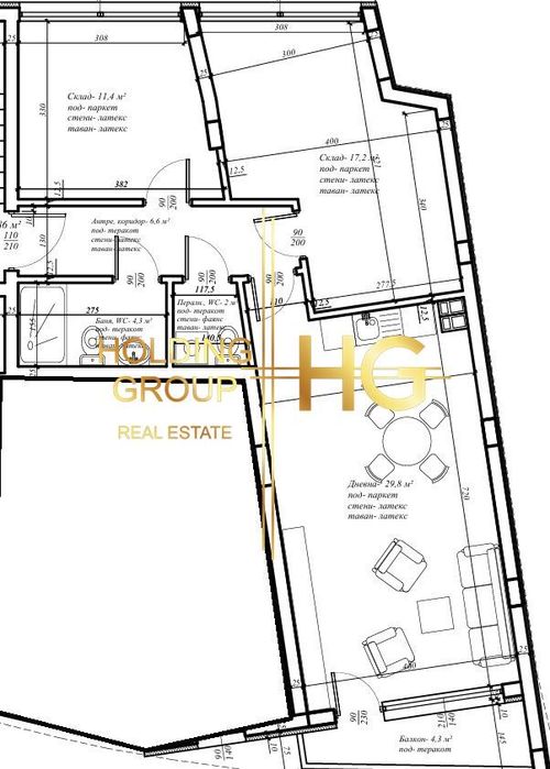 Продава се Тристаен апартамент в Варна, Операта - 100 кв.м за 1101 €/кв.м - Снимка #1
