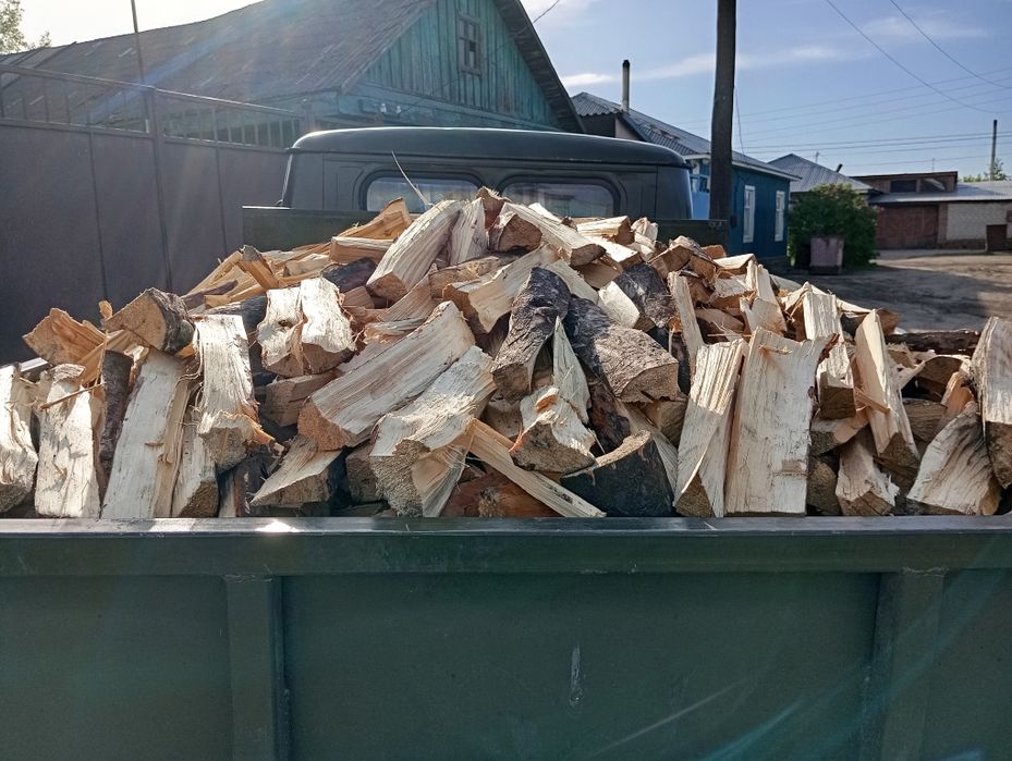 Дрова колотые сухие