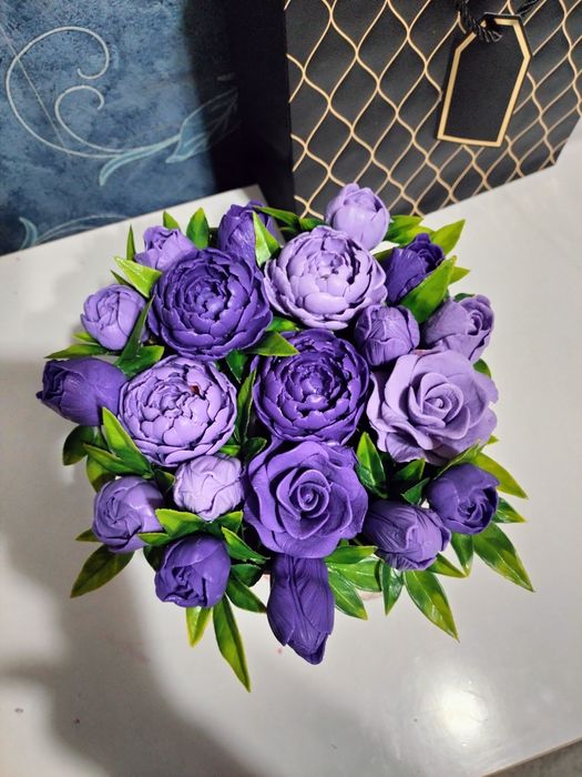 Букеты из бабочек и ароматного мыла