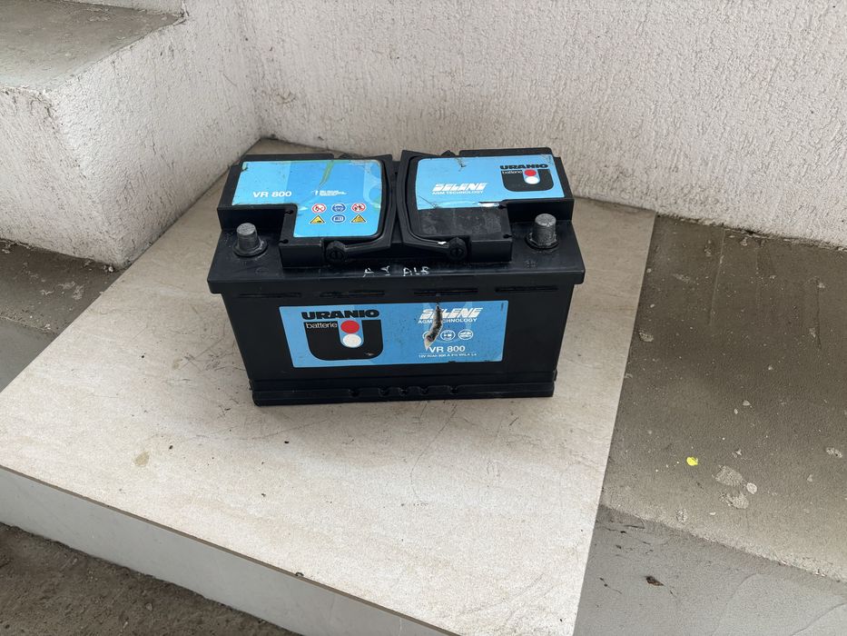 Baterie auto AGM  URANIO SELENE 80 Ah 800 A EN