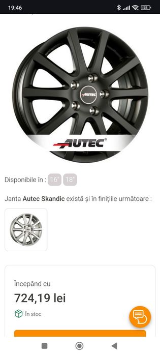Jante Autec Skandic 18" 5*112