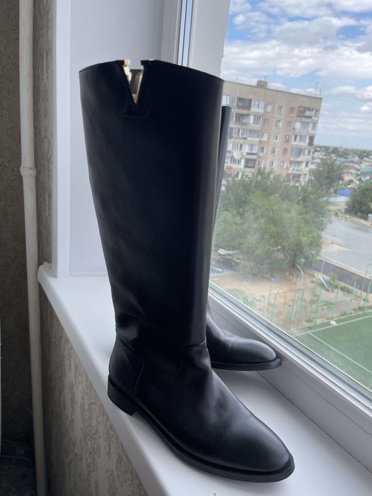 Сапоги натур.кожа