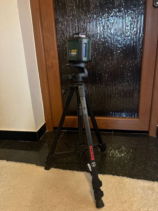 Bosch AdvancedLevel 360 Rotativ Nivelă Laser Fascicul Verde cu Domeniu de Lucru 40m