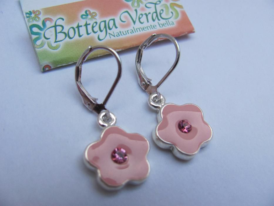 Cadouri bijuterii fantezie set inel si cercei  "Bottega Verde"  Italia