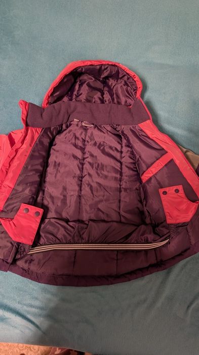 Set pantaloni/geacă/mănuși schi copii 110-116/116-122