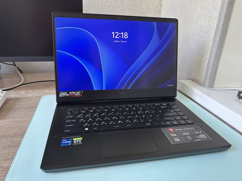 Продаю ноутбук MSI Leopard GP66 (Intel i7, RTX 3070, 240 Гц)