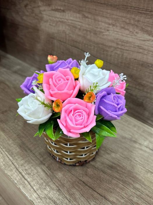 Совунли гуллар, цветы из мыла