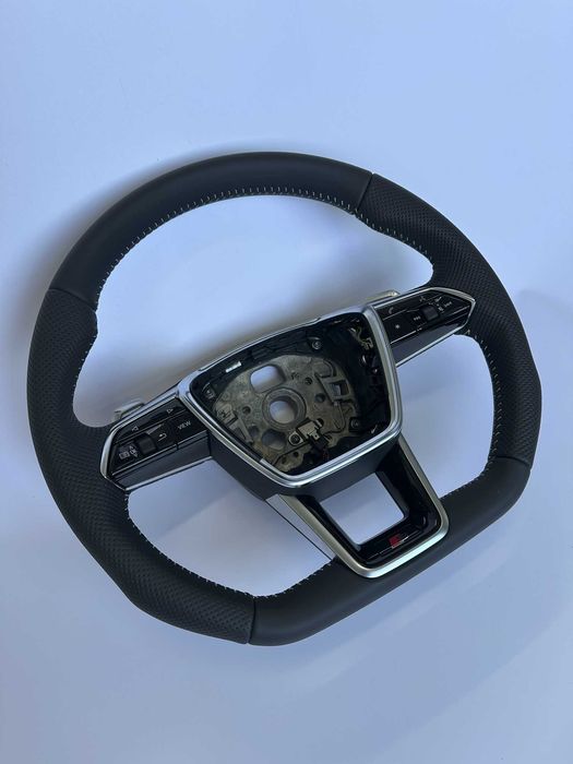 NOU: Volan cu Comenzi Sline Tesit Audi A6 C8 A7 4K A8 Padele S-line