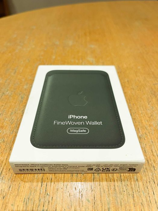 Portofel nou Apple iPhone FineWoven Wallet MagSafe original Moss Green