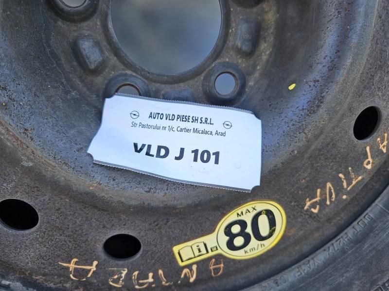 Roata janta tabla 5x115 rezerva cu anvelopa T155/90 r16 Opel Antara fa