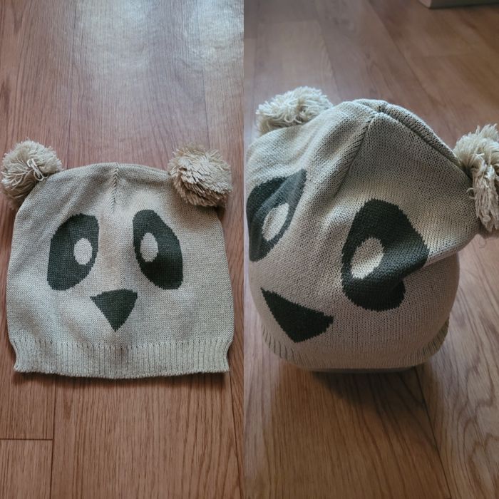 Шапки вязанные "Панда"