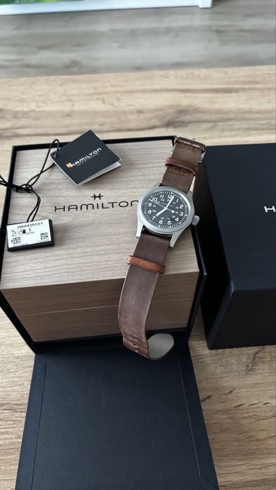 Hamilton Khaki Field, mechanical, 38 mm, ca nou, full box, garantie