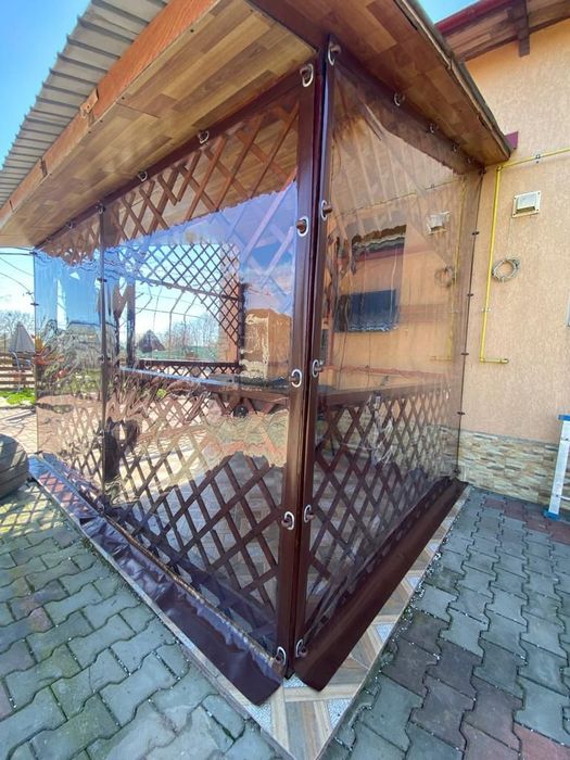 Închidere terase cu folie transparenta