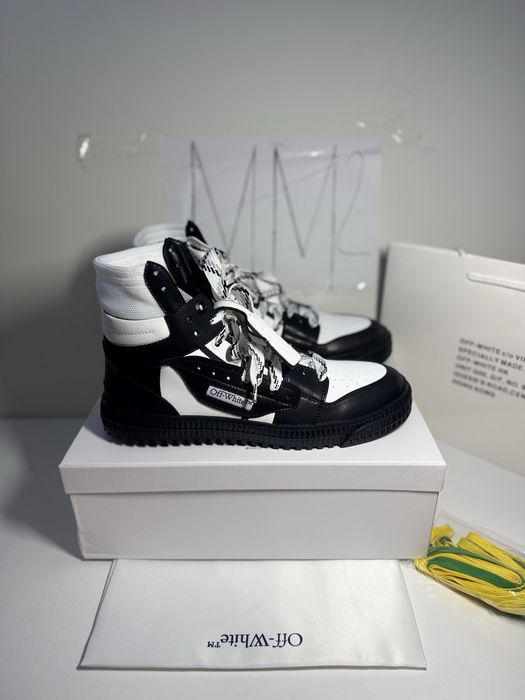 Adidasi/Sneakers off white black and white off court 3.0