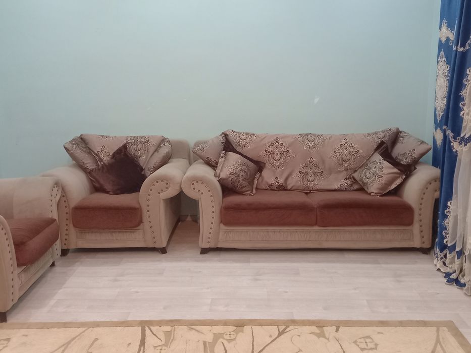 Диван еки креслосымен