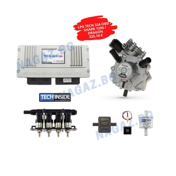 Газов инжекцион 4cyl. LPG TECH-324OBD/gazov injekcion LPG TECH-326/328