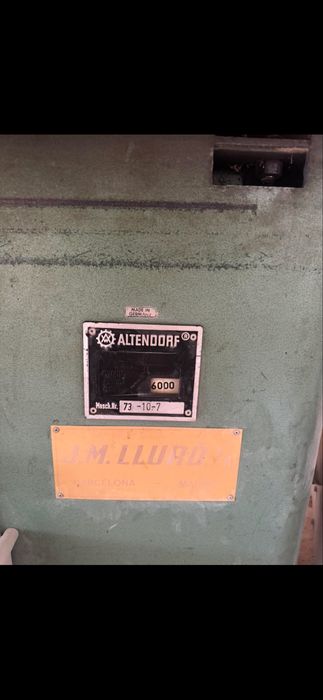 Форматен циркуляр Altendorf  немски индустриален