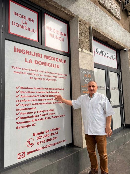 Îngrijiri medicale la domiciliu – DECONTATE CNAS (gratuit cu bilet de trimitere)