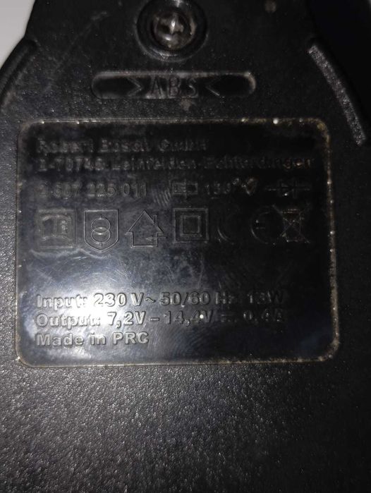 Baterie 12V, 1.2 Ah originala Bosh + incarcator Bosh original