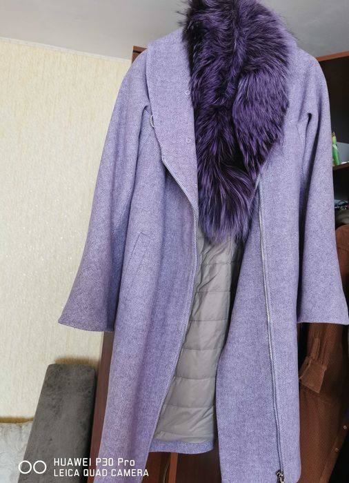 Пальто натуральное зимнее