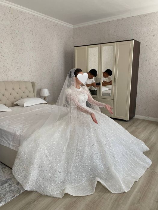 Продам свадебное платье за 90000 тг