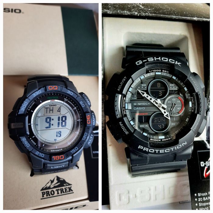 Casio Protrek și G Shock