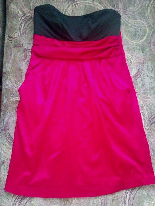 Официална рокля черно и червено