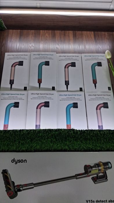 фен Dyson Supersonic R в расцветке Vinca Blue/Topaz/