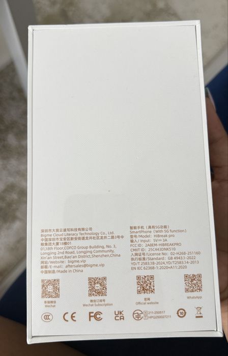 Smartphone Bigme hibreak pro