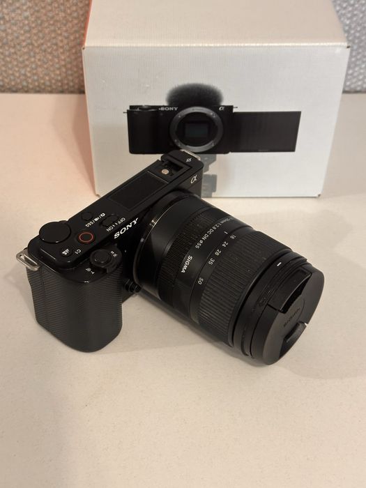 Sony zv-e10 с sigma 18-50 2.8