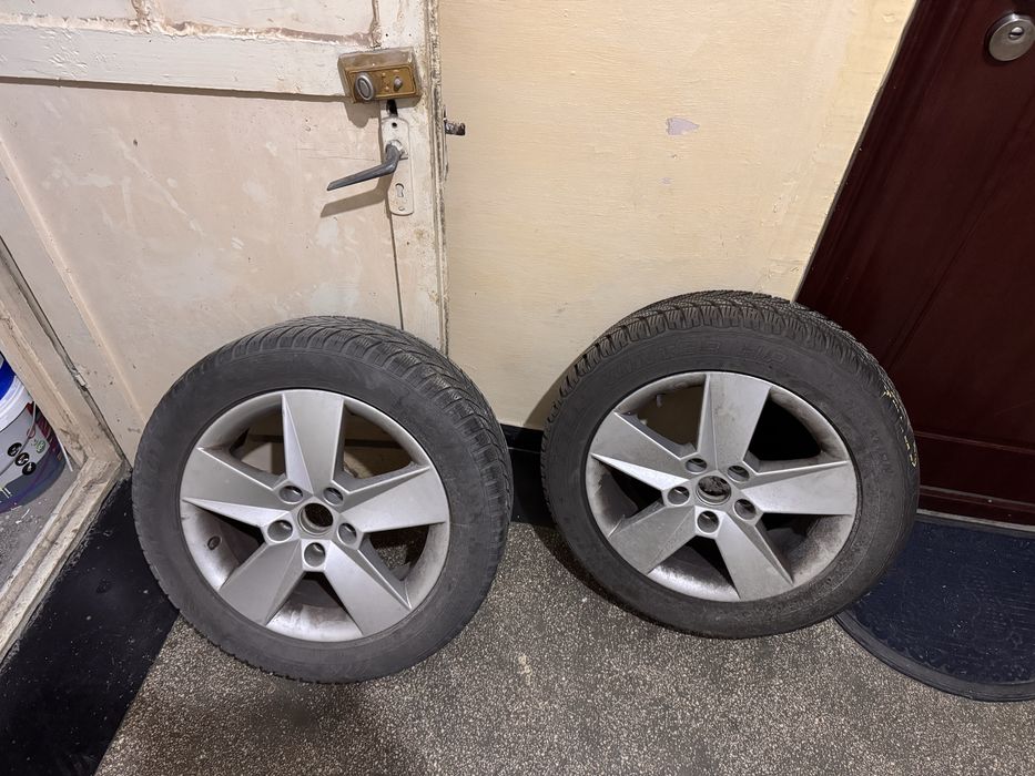 Jante skoda-audi-volkswagen-seat 16 5x112 cu anvelope de iarna