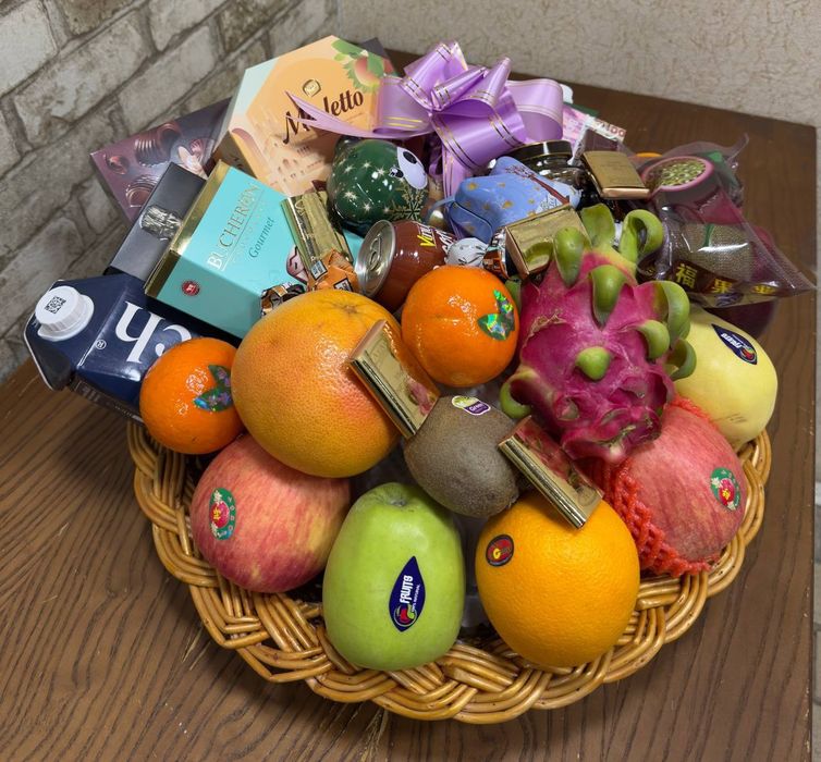 Сават фрукты напитки микс