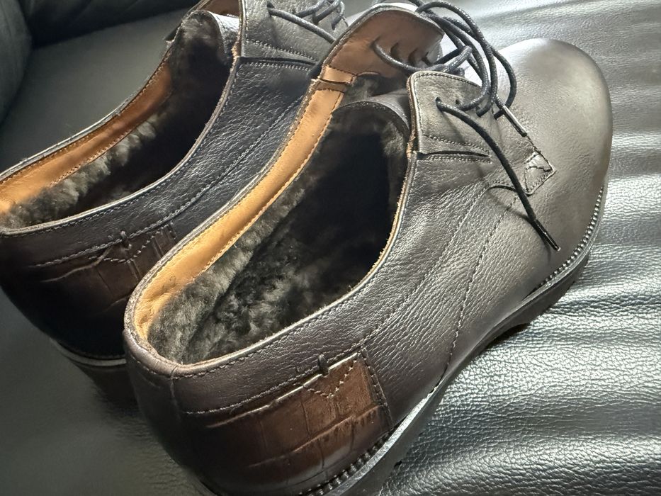 Pantofi Mario Ferretti imblaniti