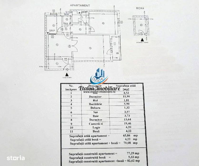 Apartament 3 camere semidecomandat, zona Spital, Piatra Neamt — fotografia 3