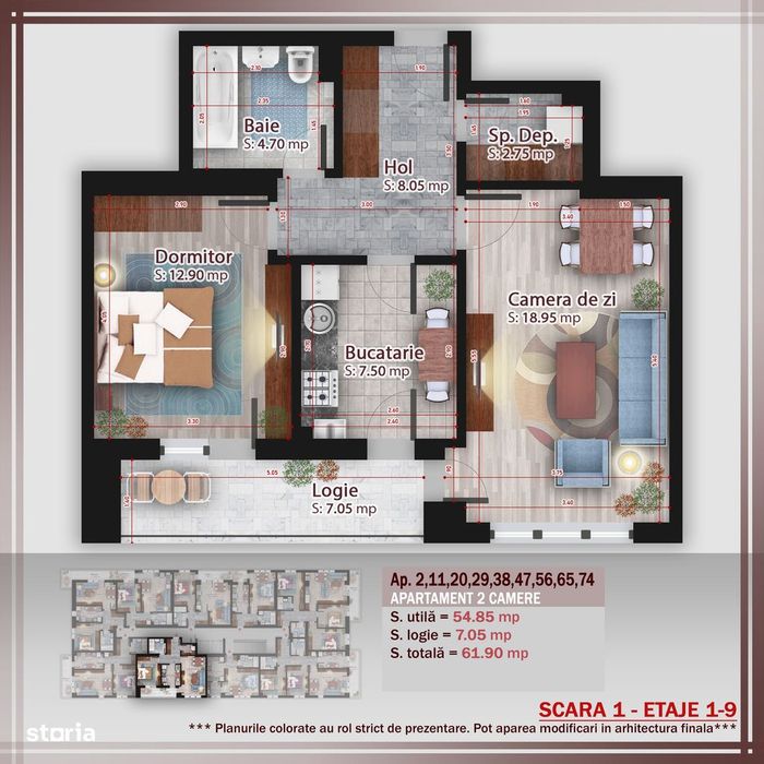 2 camere decomandat Theodor Pallady, Debara, PREMIUM, Metrou Teclu 12*