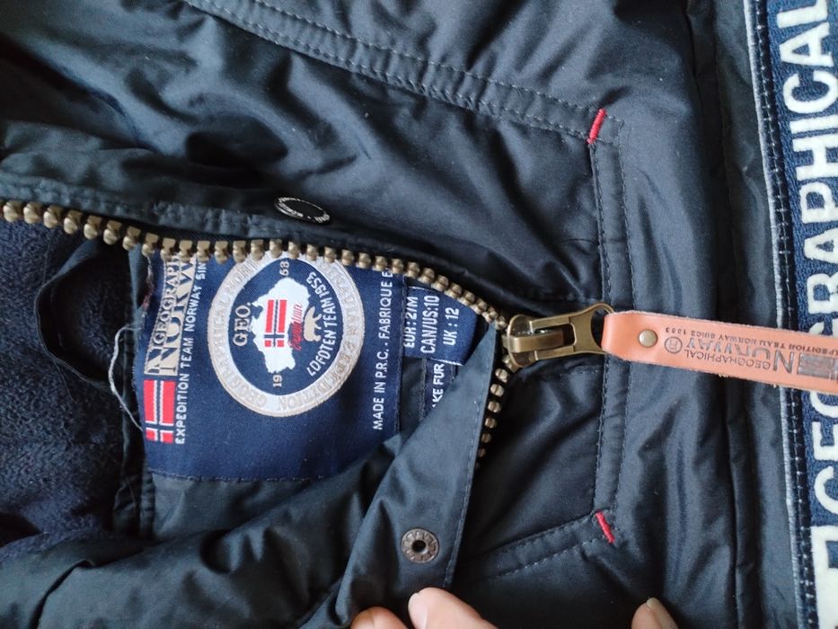 geographical norway barman - мъжко зимно яке М 100% оригинал отлично