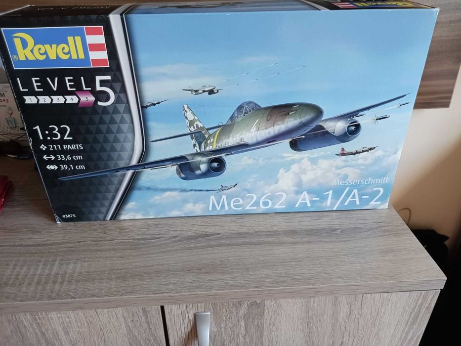 Моделът на самолет Me 262 A-1a.